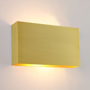 Moderne wandlamp messing, Perry