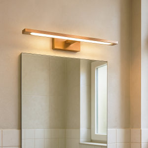 Moderne badkamer wandlamp koper, Steffy, 6W, 2700K LED, IP44