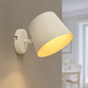 Moderne wandspot wit, Rinke, met schakelaar
