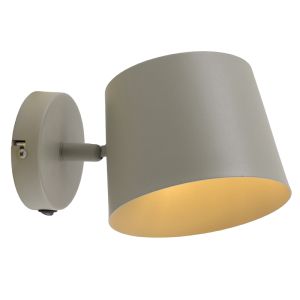 Moderne wandspot groen, Rinke, met schakelaar