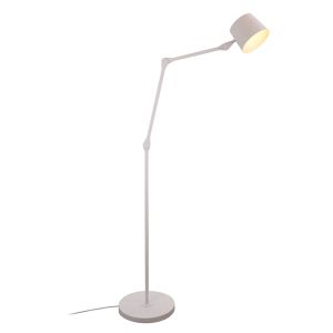 Moderne vloerlamp wit, Rinke, met schakelaar