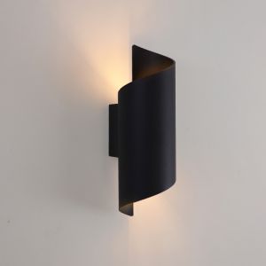 Moderne up down wandlamp zwart, Selda