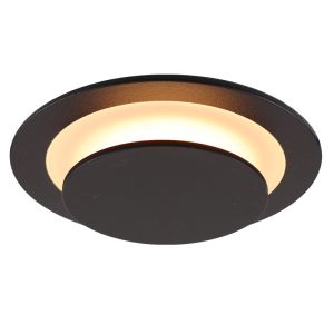 Moderne inbouwspot zwart, Tony
