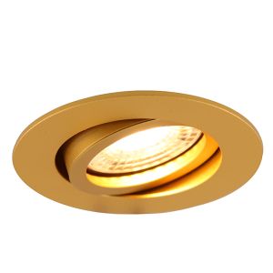Metalen inbouwspot messing, Scott