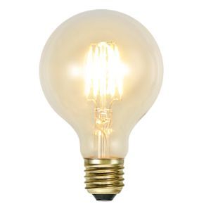 George E27 Grote bollamp, G80, 2w extra sfeervol wit, dimbaar