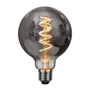 Rookglas E27 LED lamp Reda, G95, 4w, 2200K (extra sfeervol wit)