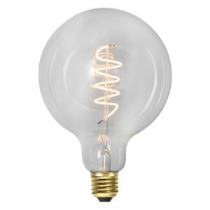 3 staps dimbare E27 filament spiraal grote bol G125, 4w extra sfeervol wit