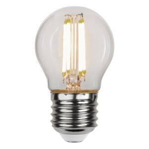 3 staps dimbare E27 kogellamp, 4w warm wit (3000k)