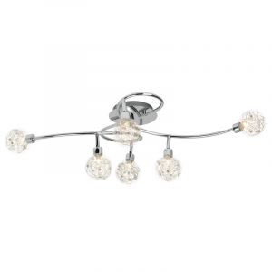 Design plafondspot Nessa, metaal