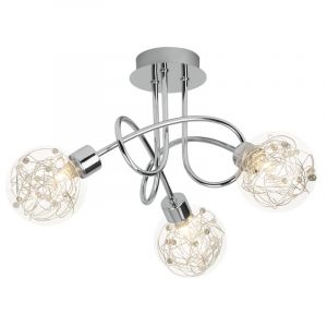Design plafondspot Nessa, metaal