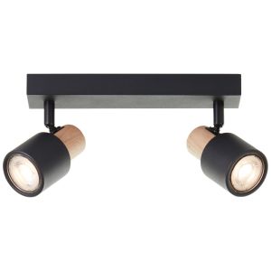 Moderne plafondspot zwart, Soscha