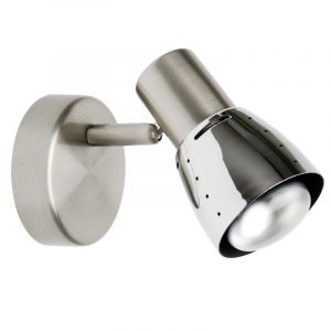 Metalen wandlamp chroom, Rieko