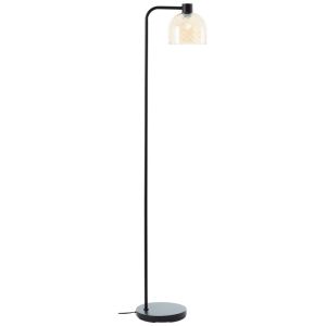 Retro vloerlamp amber, Ubah, met schakelaar