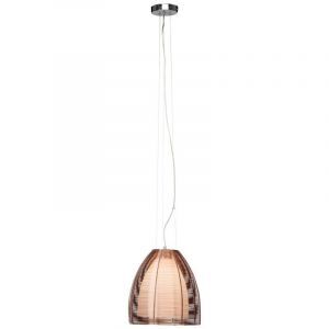 Moderne hanglamp brons, Amela