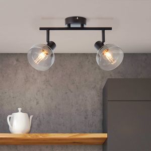 Design plafondspot Dimitry, Glas