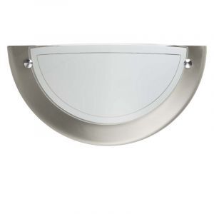 Glazen wandlamp chroom, Angely