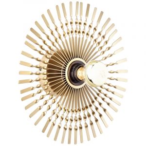 Retro wandlamp Richelle, Metaal