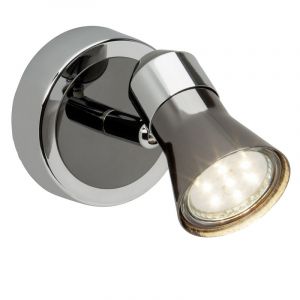 Metalen wandlamp chroom, Levijn