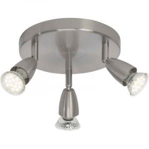 Metalen plafondlamp chroom, Keysha, 3W, 3000K LED
