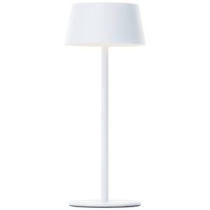 Moderne buiten wandlamp op zonne-energie wit, Soumaya, 4W, 3000K LED, IP44, 3-staps dimbaar