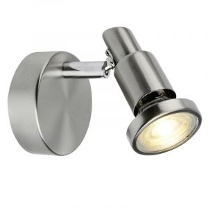 Metalen wandlamp chroom, Robel