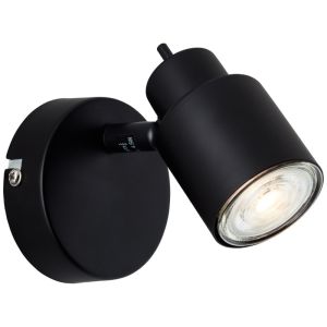Moderne wandspot zwart, Fenne