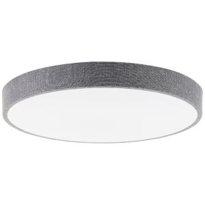 Landelijke plafonnière grijs, Soeraya, 36W, 3000K-6500K LED, met afstandsbediening