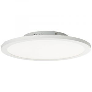 Moderne plafonniere Bonny, Wit, met afstandbediening