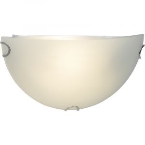 Industriële wandlamp Alisson, Transparant
