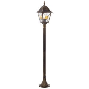 Klassieke buitenlamp roestkleurig, Levinus, IP44