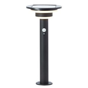 Moderne staande buitenlamp op zonne-energie zwart, Lonneke, 3W, 3000K LED, IP44