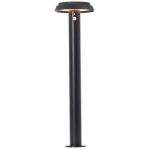 Metalen staande buitenlamp op zonne-energie zwart, Ridvan, 4W, 3000K LED, IP44