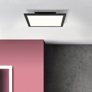 Moderne LED paneel plafondlamp Bojan, metaal, 18W neutraal wit LED