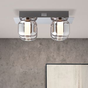 Design plafondlamp Emmely, metaal, 22W warm wit LED