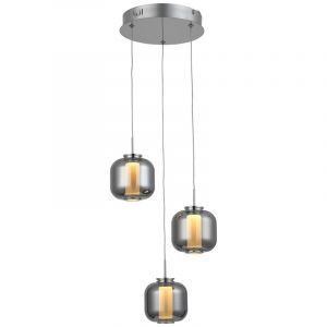 Design hanglamp Emmely, Metaal, 17w warm wit LED