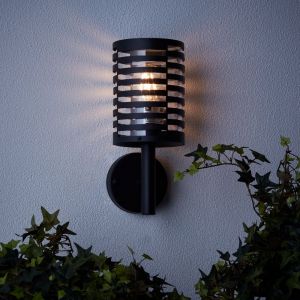 Moderne buitenlamp zwart, Veysel, IP44