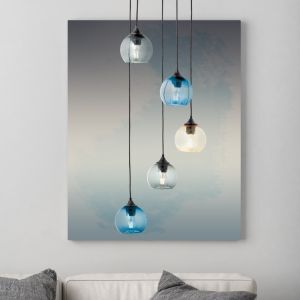 Design hanglamp veelkleurig, Quinton