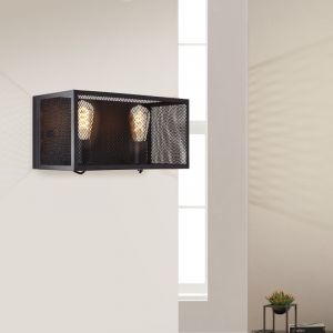 Industriële wandlamp zwart, Esperanza