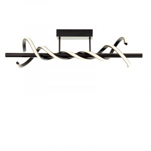 Moderne plafondlamp zwart, Quang, 16W, 3000K LED