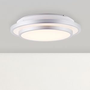 Moderne plafonniere Richie, metaal, 12W warm wit LED