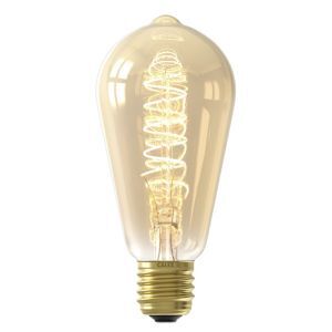 Dimbare Calex E27 LED Edison lamp amber, 3,8W, 2100K