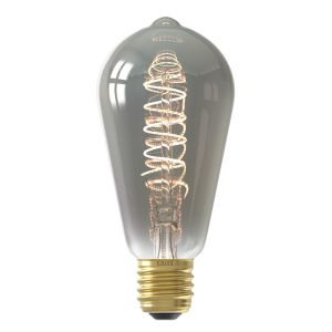 Dimbare Calex E27 LED Edison lamp grijs, 4W, 1800K