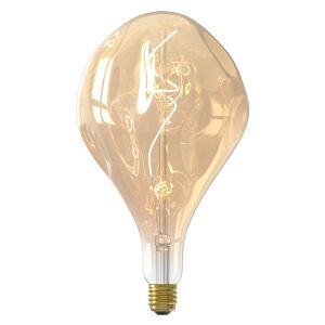 Dimbare Calex E27 LED filament lamp amber, 6W, 1800K