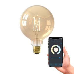 Calex Smart LED lamp E27 amber, 7W, 1800-3000K