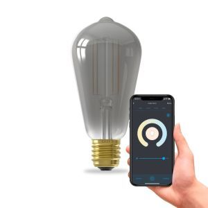 Calex Smart LED lamp E27 grijs, 7W, 1800K