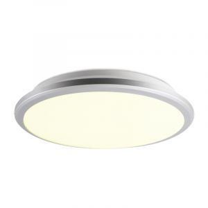 Moderne plafonniere Joachim, Zilver, groot, met geïntegreerd LED
