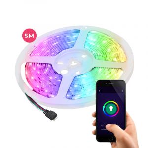 5 meter smart wifi LED strip, 15w, RGB (alle kleuren)