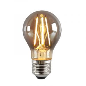 Dimbare Olucia E27 LED lamp, A60, 5W, Smoke glas, 2200k
