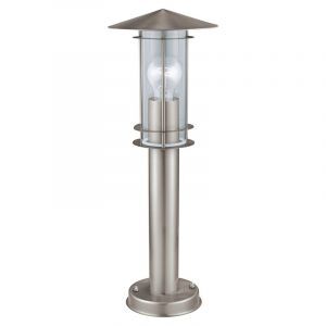 Zilveren moderne buitenlamp rvs, Arabella, IP44