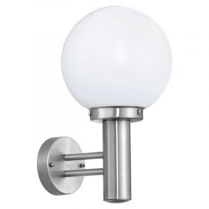 Zilveren buitenlamp rvs, Baukje, IP44